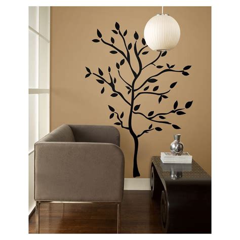 19 in. Tree Branches Peel and Stick Wall Decals-RMK1317GM - The Home Depot