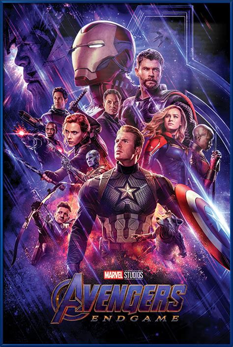 Avengers: Endgame - Framed Movie Poster (Regular Style) (Size: 24" X 36 ...