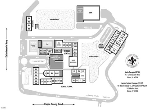 Kamehameha Kapalama Campus Map - Oconto County Plat Map