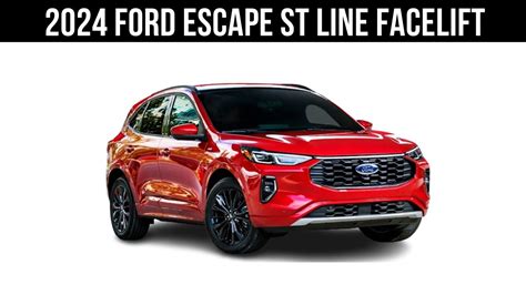 2024 Ford Escape ST Line Facelift Model - YouTube