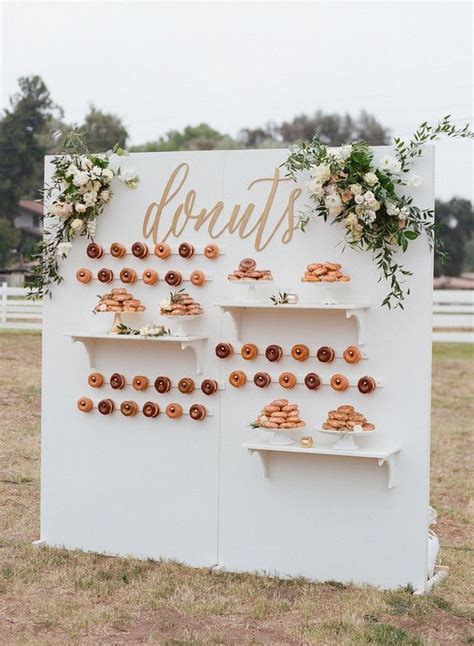 Wedding donut wall | Donut wall wedding, Wedding donuts, Donut bar wedding