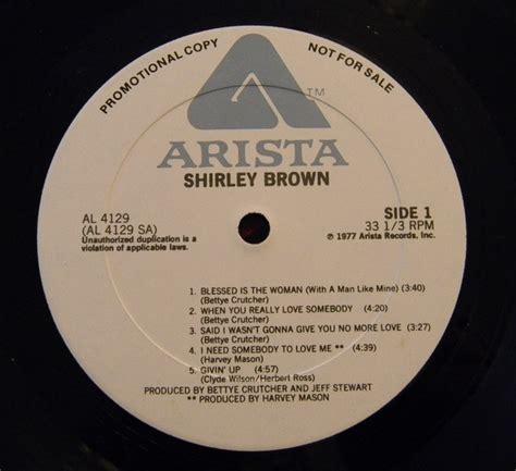 Shirley Brown - Shirley Brown (1977, Vinyl) | Discogs