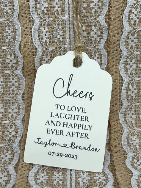 Personalized Wedding Tags, Wedding Favors, Custom Gift Tags, Wedding Favor Tags, Personalized ...