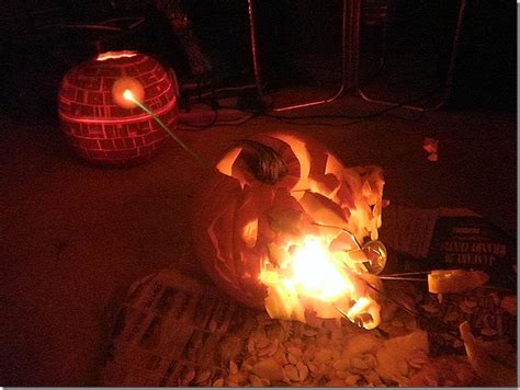 Awesome Fully Operational Death Star Pumpkin Carving - Between The ...