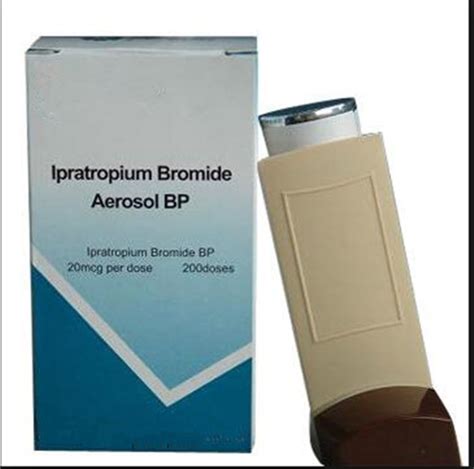 Ipratropium Bromide Inhalation Aerosol Anticholinergic Bronchodilator - Ipratropium Bromide and ...