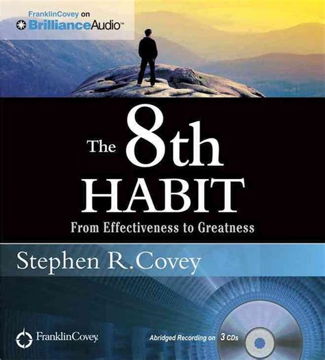 The 8th Habit: From Effectiveness to Greatness by Stephen R. Covey, CD, 9781455893065 | Buy ...