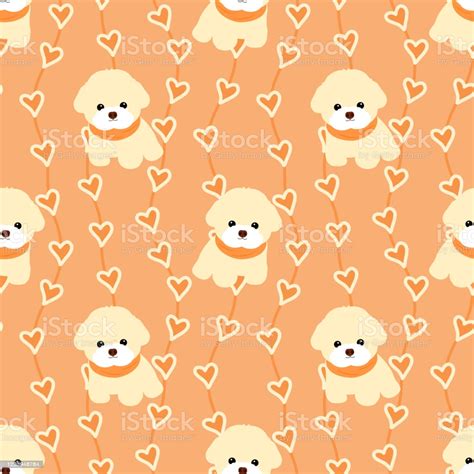 Free download Doodle Bichon Frise Puppies Seamless Pattern Background ...