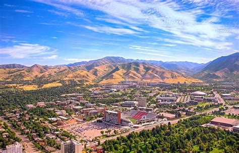 Aerial of U of U campus University Housing, University Of Utah, New ...