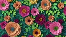 Dahlia Flowers Background Pattern Free Stock Photo - Public Domain Pictures