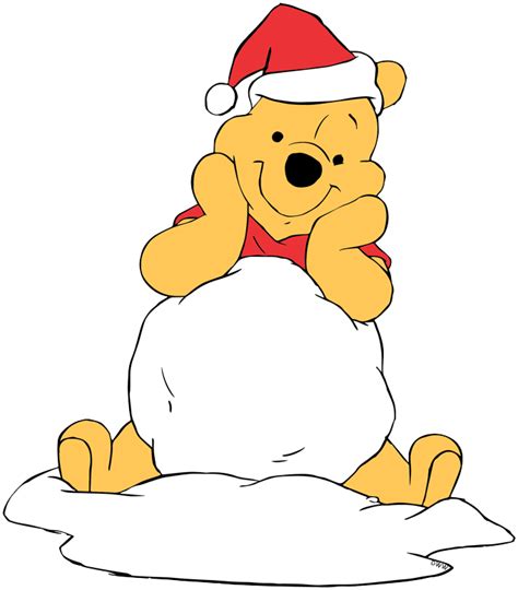 Pooh Christmas Clipart