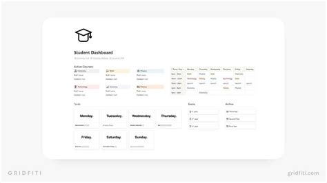 Student Template Notion