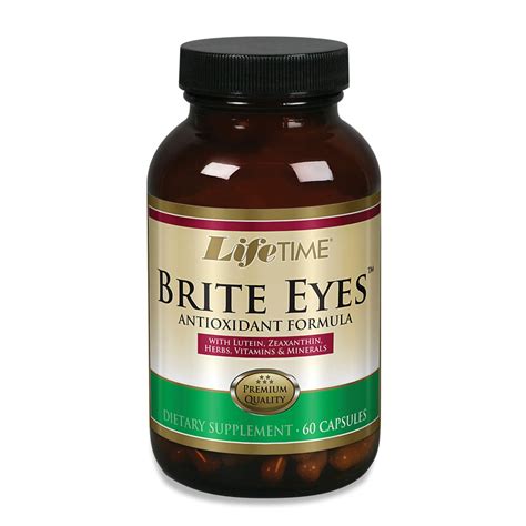 Lifetime Brite Eyes Antioxidant Formula | Supports Dry Eyes, Vision & Eye Health | With Lutein ...