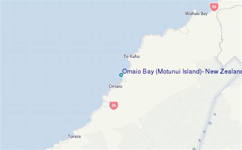 Omaio Bay (Motunui Island), New Zealand Tide Station Location Guide