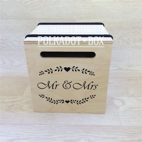 Mr & Mrs Envelope Gift Box for your wedding cards South Africa ...