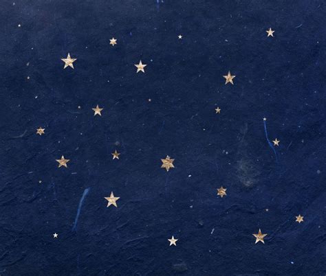 Good night - Leaf Gold Stars on Dark Blue Background Art Print by Western Exposure | Dark blue ...