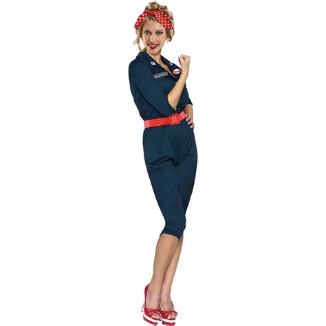 Retro 40's Rosie The Riveter Costume Pattern Simplicity ...