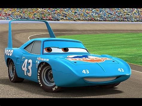 2013 - Disney Pixar Cars The King Dinoco Stunt Car Toy Set - Lightning McQueen - YouTube