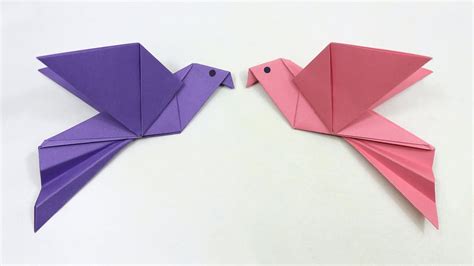 How To Make a Paper Bird Easy - Origami Bird instructions - YouTube