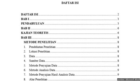 Cara Membuat Daftar Isi Otomatis di Microsoft Word. Mudah & Praktis!