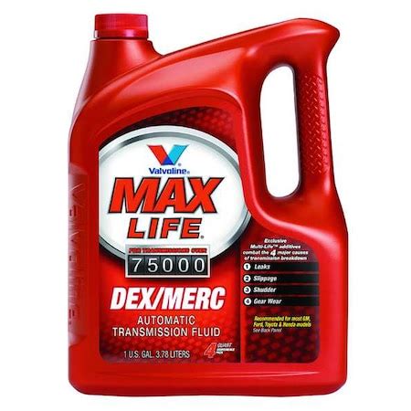 Valvoline Transmission Fluid, 1 Gal, Red 773775 | Zoro.com