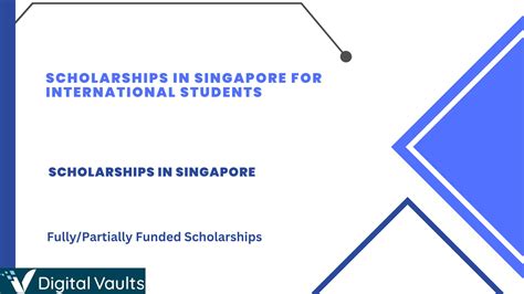 Scholarships in Singapore for International Students 2023-2024 | Digital Vaults