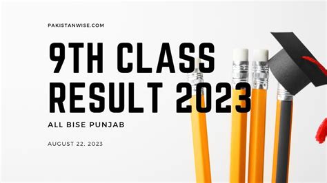 Class 9 Exam Results 2023 - Pakistan Wise