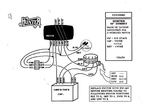 Top Notch Hunter 3 Speed Ceiling Fan Switch Wiring Diagram Xo Vision X358 Harness