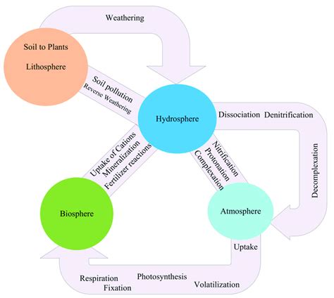 Mutual interactions between atmosphere, lithosphere, and biosphere... | Download Scientific Diagram