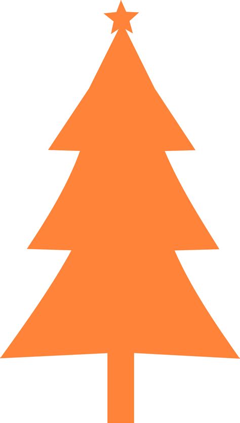 Christmas tree Silhouette Clip art - orange tree png download - 1156*2037 - Free Transparent ...