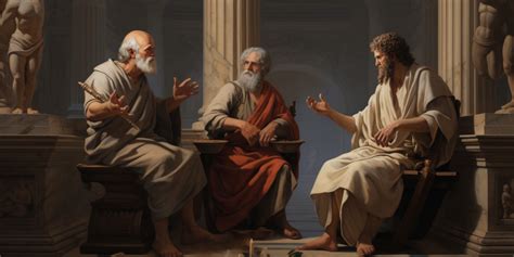 Philosophers of Ancient Greece Debating Swedish Aid