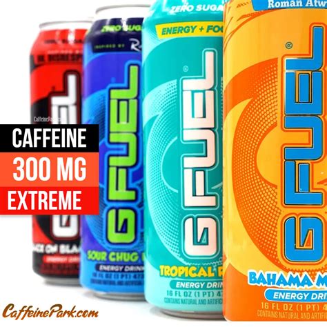 GFuel Caffeine Content: How Much is in a can?