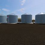 Grain Bins V1.0.0.0 - FS25 / FS22 Mod