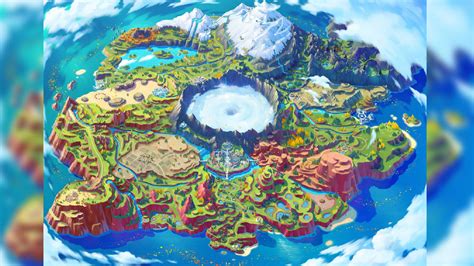 Pokémon regions from every game