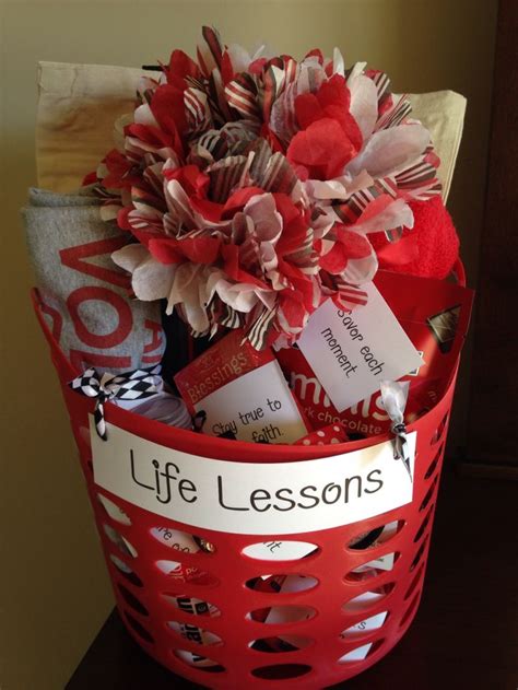 High School Graduation Gift basket "Life Lessons." include things like vitamin… | High school ...