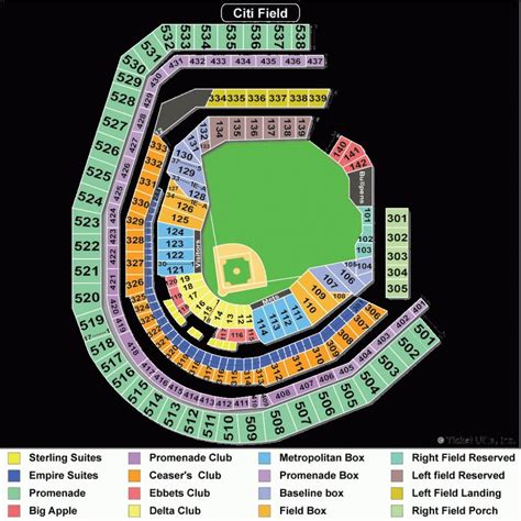 mets citi field seating chart