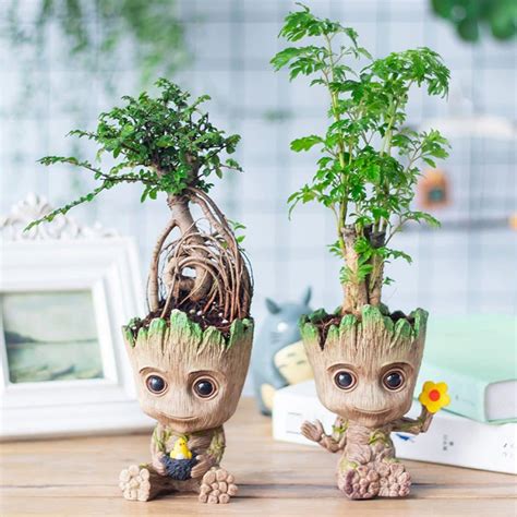 Baby Groot Flower Pot Guardians Galaxy Groot Tree Man Flower - Etsy