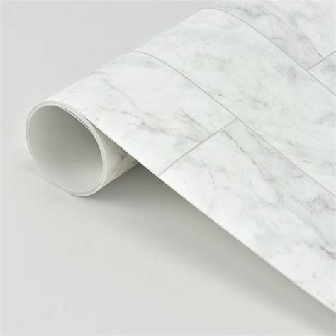 BHF3046 - Marble Tile Peel & Stick Backsplash - by Brewster