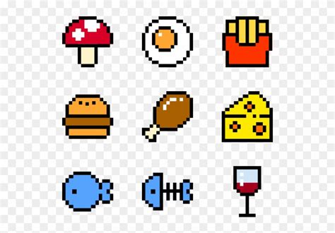 Food - Small Pixel Art Food, HD Png Download - 600x564(#4463504) - PngFind