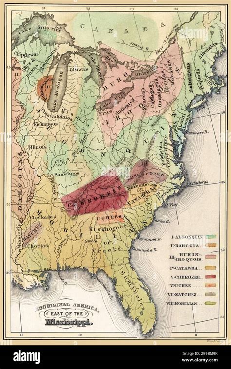 Mississippi Indian Tribes Map