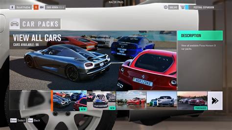 Forza Horizon 3: All DLC Cars & Car Packs - Quick Preview - YouTube