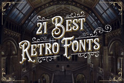 Old School Number Fonts