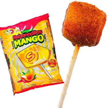 Candy Pop Super Rebanaditas Mango 20-Pieces Pack Count - My Mexican Candy