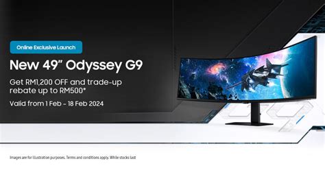 Samsung's 55" Odyssey Ark 2 and 49" Odyssey G9 open for pre-orders, up to RM5,700 off - SoyaCincau