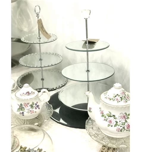 Vintage Cake Stands Assorted - Hire Props UK