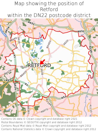 Where is Retford? Retford on a map