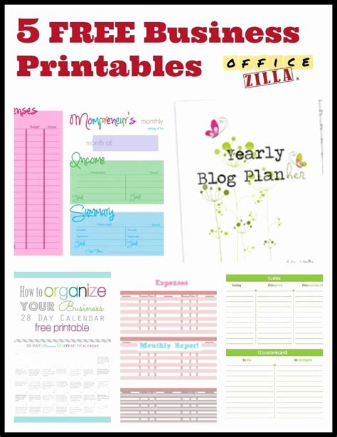 Printable Business Form Templates | Free business printables, Business website templates ...