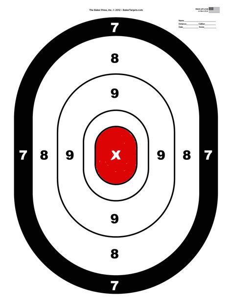 Air Rifle Targets Printable