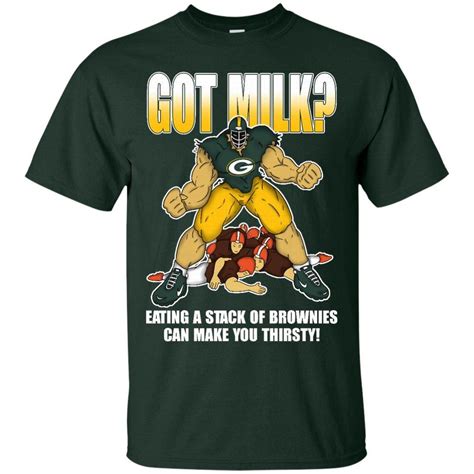 Got Milk Green Bay Packers T Shirt | Green bay packers, Green bay, Cool ...