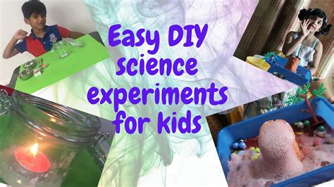 Easy DIY science experiments for kids| Acid-Base reaction|science experiments to do at home ...