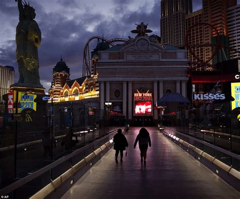 Las Vegas goes dark: Iconic strip is deserted as Sin City joins list of barren US towns | Daily ...